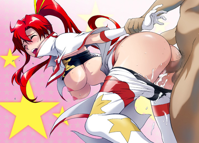 e-hentai gurren lagann hentai original style media doggy redhead gurren lagann yoko littner moan