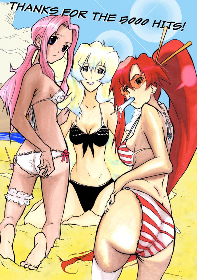e-hentai gurren lagann manga girls morelikethis traditional bikini drawings gurren lagann kriffix