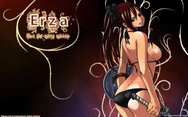 erza hentai doujin anime hentai tail manga fairy galleries wallpapers queen erza galerie quip