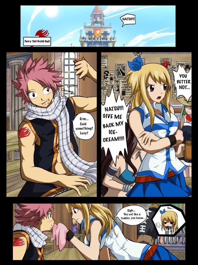 fairy tail doujin hentai page art lovers beach nalu joshdinobarney awn