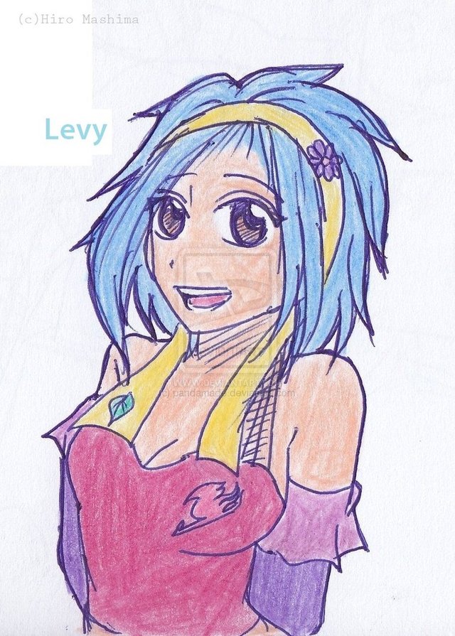 fairy tail levy hentai pre morelikethis traditional fanart quick drawings books levy mcgarden draw pandamade