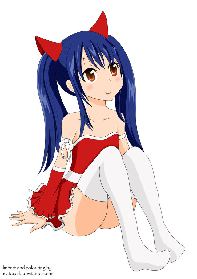 fairy tail wendy hentai tail fairy dress santa coloured wendy marvell evitacarla mslw