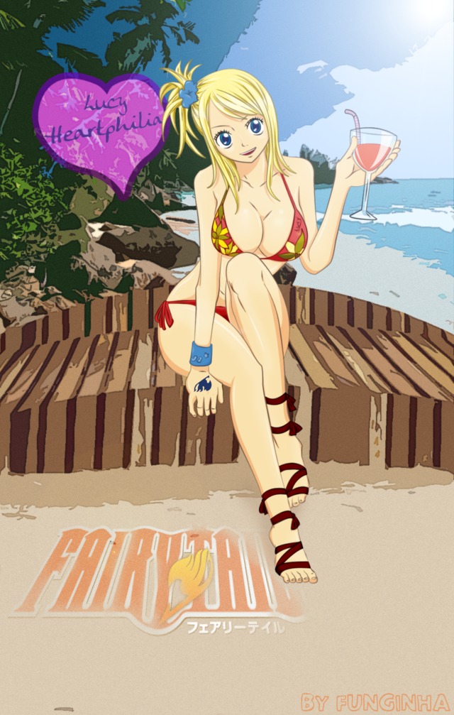 fairy tell hentai hentai tail fairy lucy colour iogfq heartphilia funginha