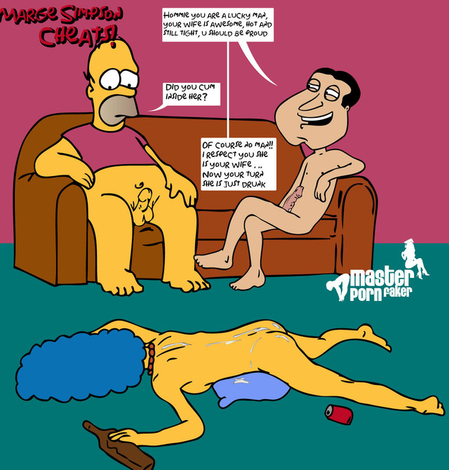 family guy hentai story porn crossover master family guy simpsons simpson marge homer glenn faker quagmire simspons