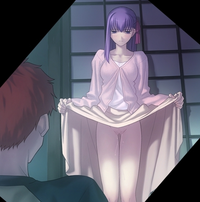 fate stay night hentai game game censored night hair lift pussy skirt aee sakura juice duplicate panties purple fatestay matou fcba