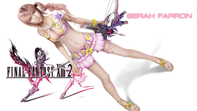 ff13 serah hentai art kiss tropical serah minmin wsvl wallaper