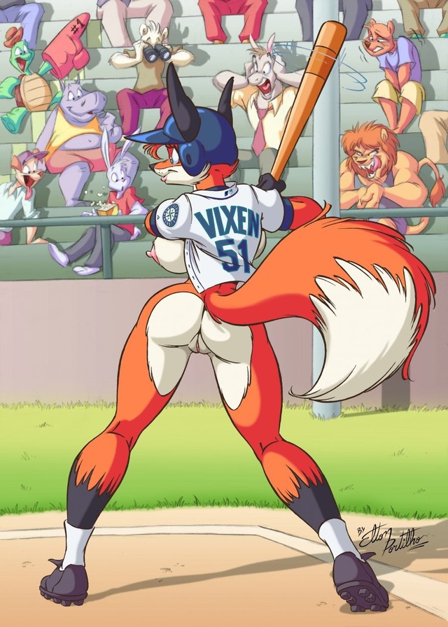 furry hentai watch furry exhibition baseball vixen