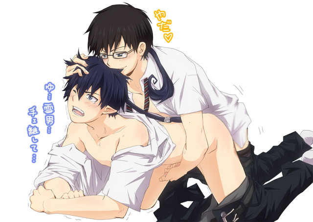 gay hentai anime hentai original media rin yaoi fox gay exorcist okumura