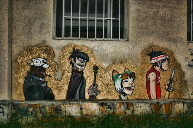 gorillaz hentai albums art artist street jamie gorillaz spankystokes trustpigs kragujevac serbia