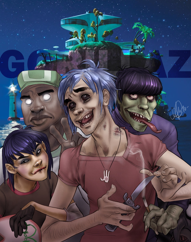 gorillaz hentai art eeba ism gorillaz