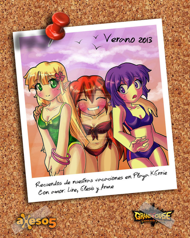 grand chase hentai pics summer pre digital morelikethis fanart grand drawings chase megumita rempw