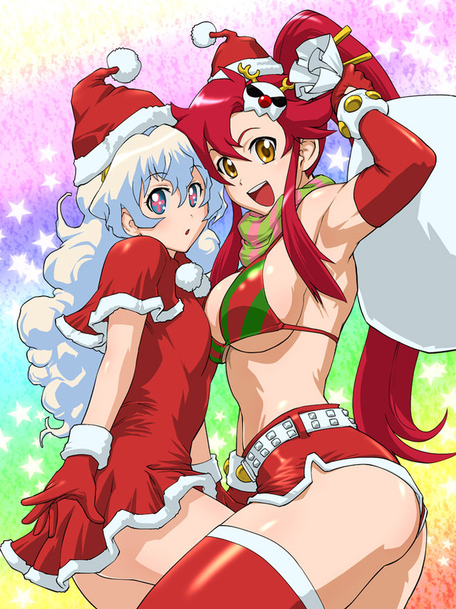 gurren hentai hentai thehentaiworld christmas gurren yoko lagan