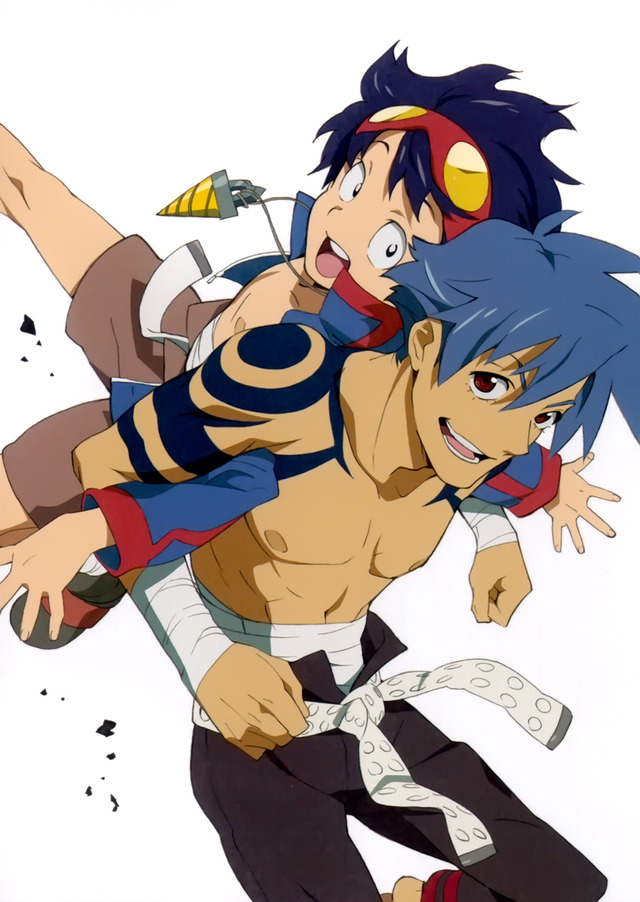 gurren lagann hentai comics hentai gallery male scans tengen toppa gurren lagann kamina simon animewapers