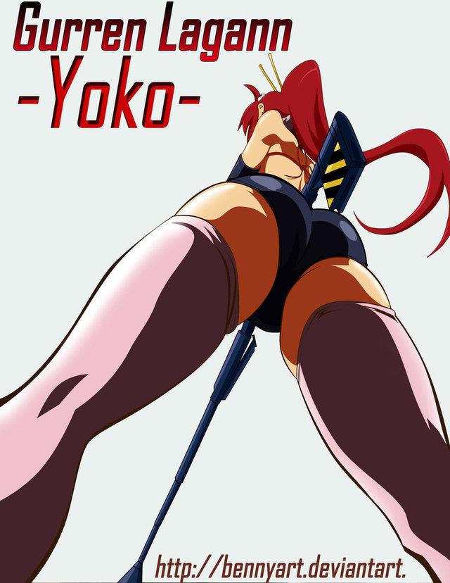 gurren lagann hentai galleries pre digital morelikethis artists fanart vector gurren lagann yoko bennyart