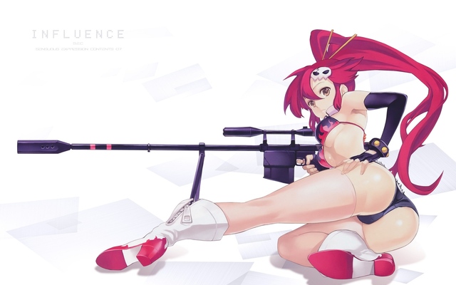 gurren lagann hentai nia anime hentai albums pictures ass weapon white gun toppa gurren lagann yoko littner underboob ryou hashbrowns var nagi tenge sniper