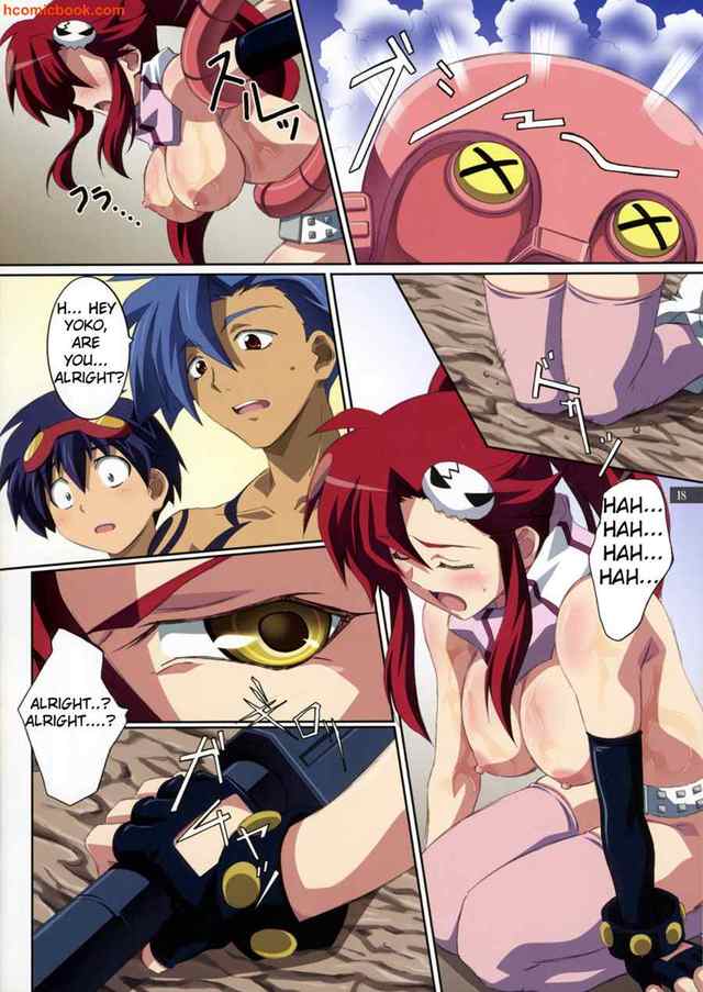 gurren lagann hentai yoko comic japan