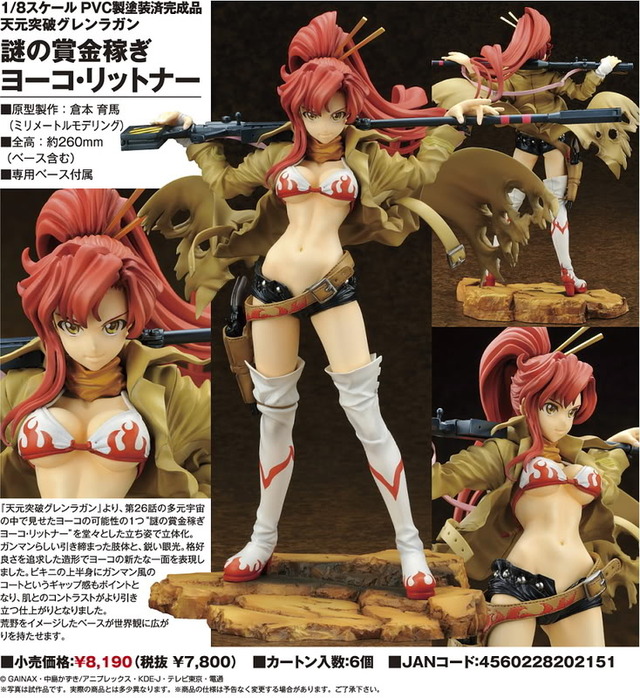 gurren lagann yoko hentai game albums figure wcloudx