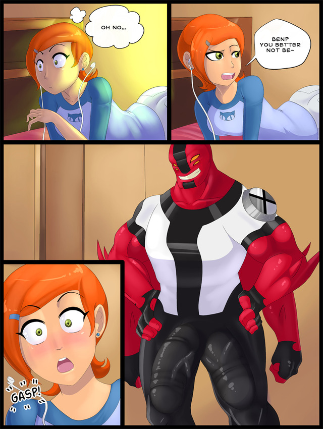 gwen tennyson hentai ben comic gwen tennyson fourarms jlullaby