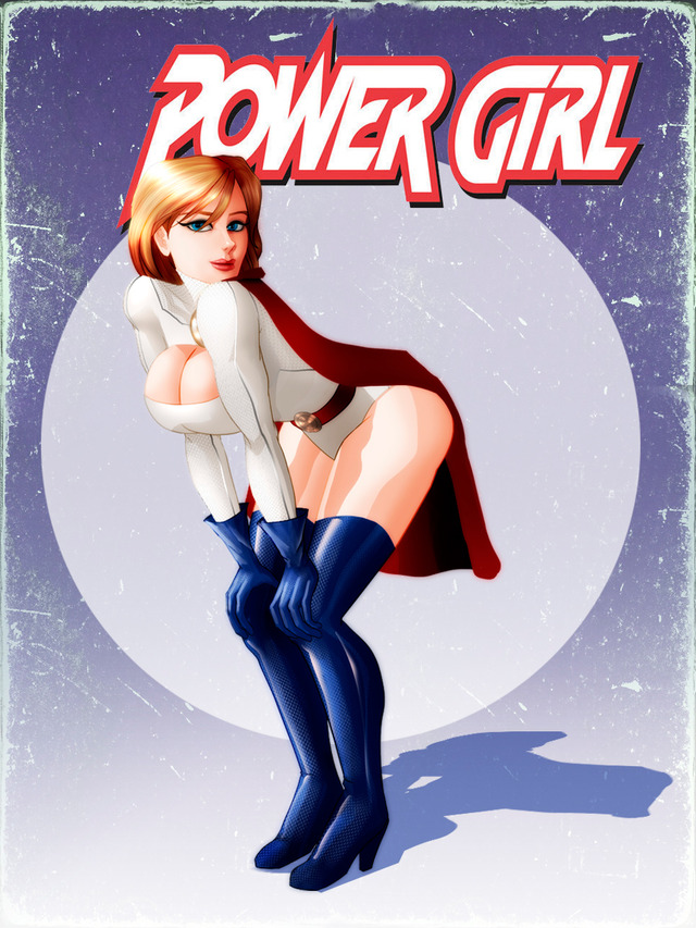 power girl hentai girl woman wonder raulovsky power