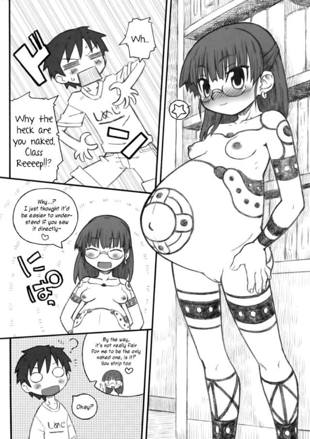 pregnant hentai doujinshi hentai manga class pregnant belly rep