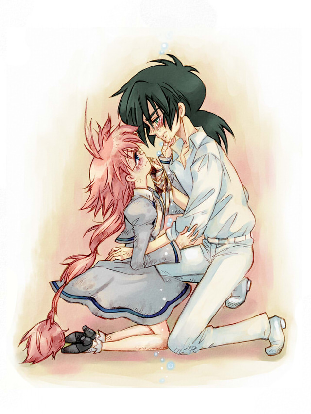 princess tutu hentai black hair tears cdc princess orange eye couple contact tutu ahiru fakir torinone nontenki