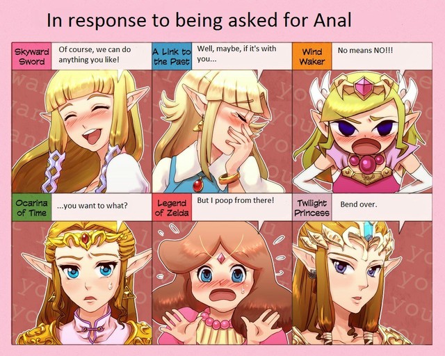 princess zelda hentai comments different princess how zelda leo gaming kggvl incarnations