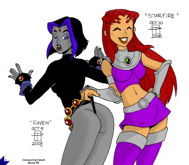 raven hentai images hentai albums huge toon wallpapers teen pack titans dcau raven unsorted starfire callmepo