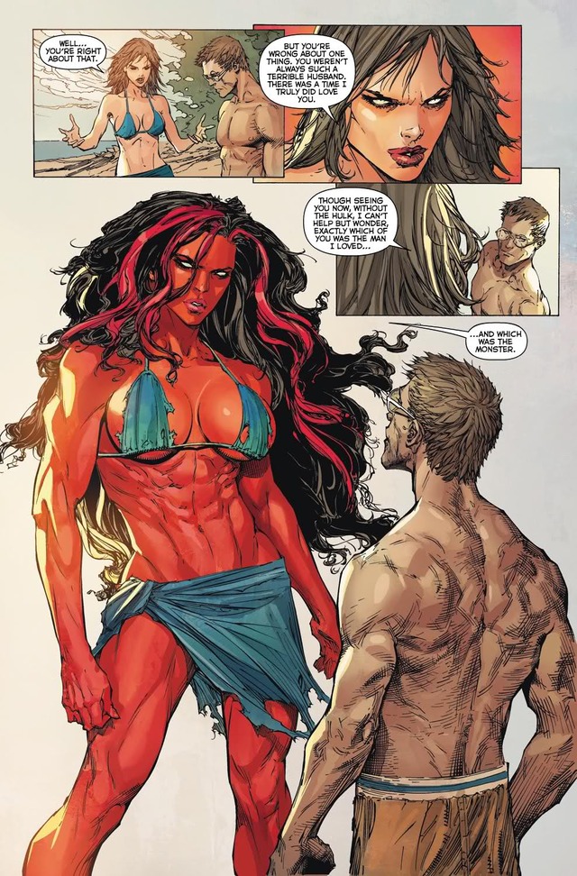 red she hulk hentai art hulk fan mty glitch superheroines