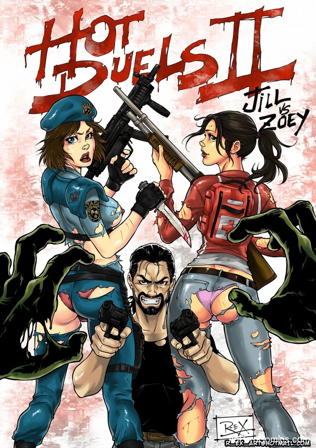 resident evil hentai comics parody evil hot resident jill zoey duels