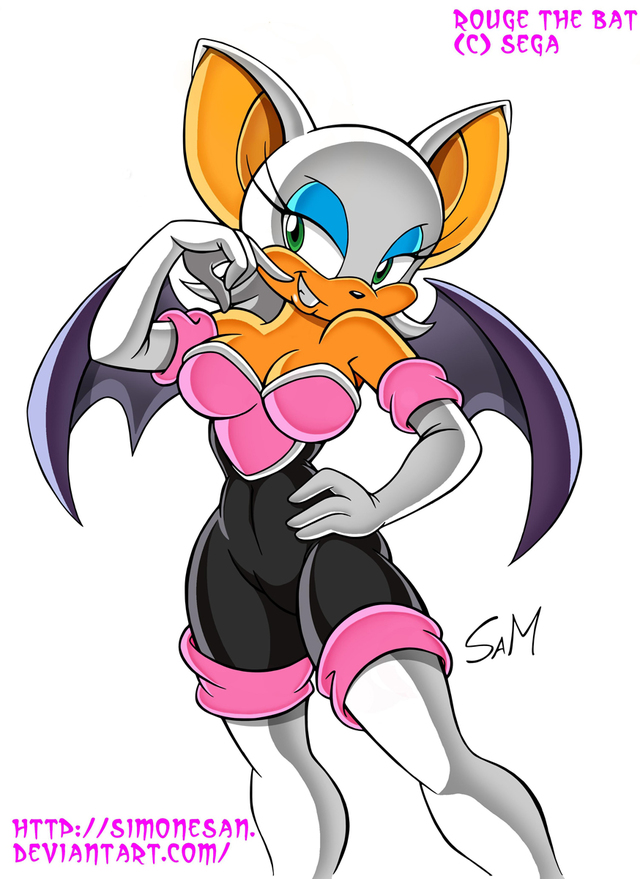 rouge the bat hentai pics version color rouge bat simonesan