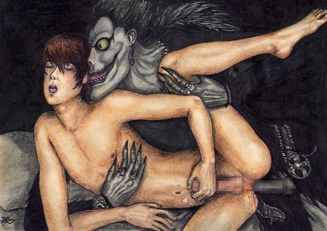 rule 32 hentai light adf yagami death aaa bbe note ryuk