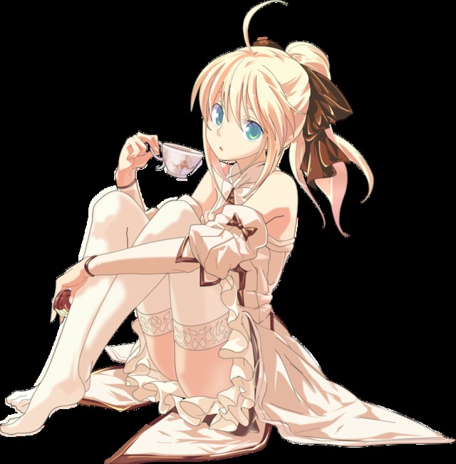 saber lily hentai order knight lily holy roster fur saber feathers allargando sephora caliburn