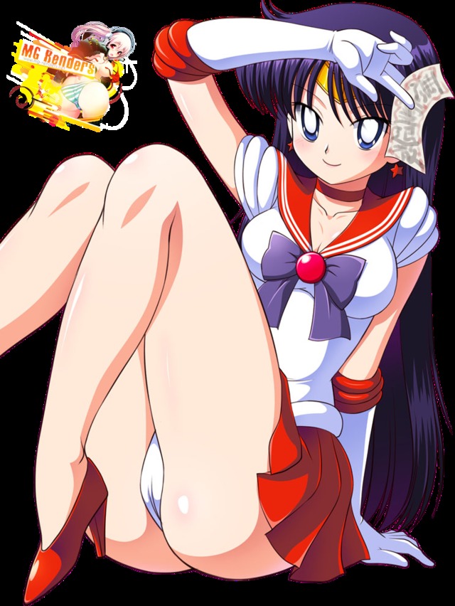 sailor moon mars hentai render moon sailor renders rei hino mars bmg