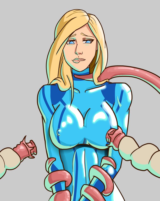 samus tentacle hentai pictures tentacle user samus kataaoyoc suckers