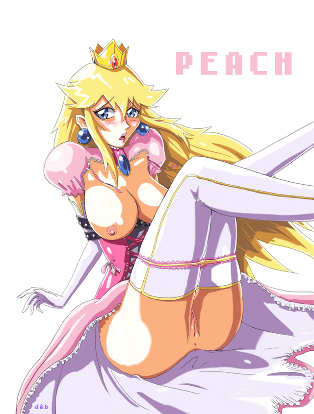 sexy princess peach hentai art princess peach comission debbyorquidea