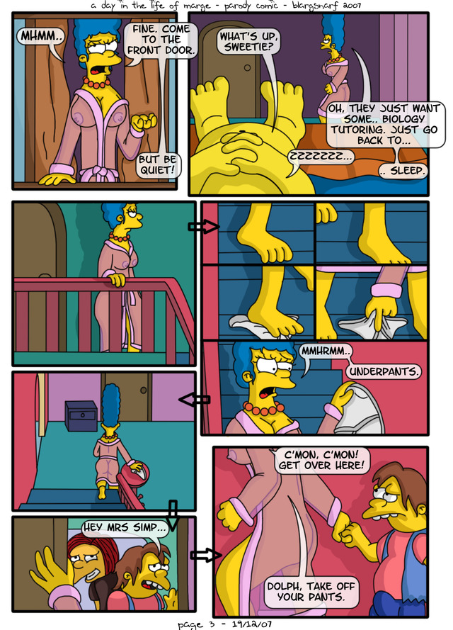 sexy simpsons hentai hentai comics day life simpsons marges