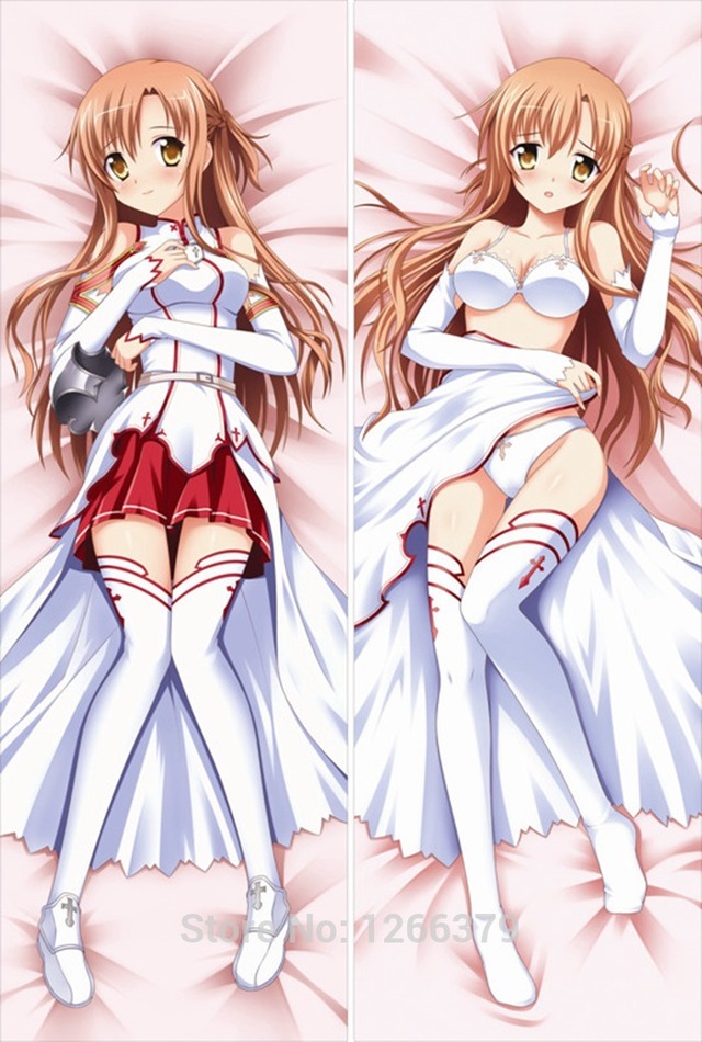 sexy young hentai anime cover sword art online case dakimakura pillow popular wsphoto font pattern hotels