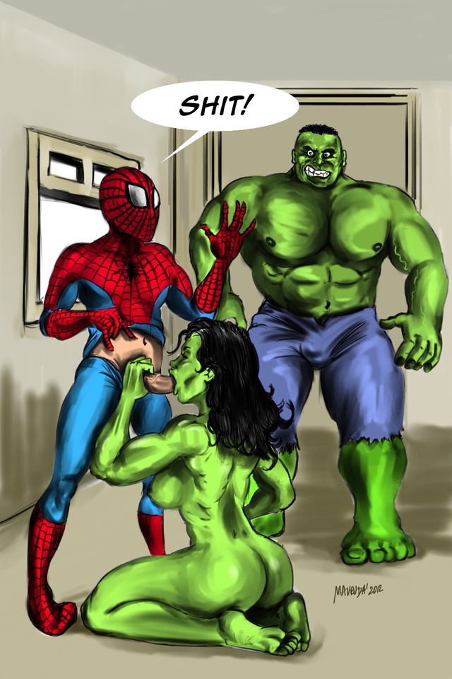 she hulk hentai series hulk marvel man spider dce parker peter mavruda