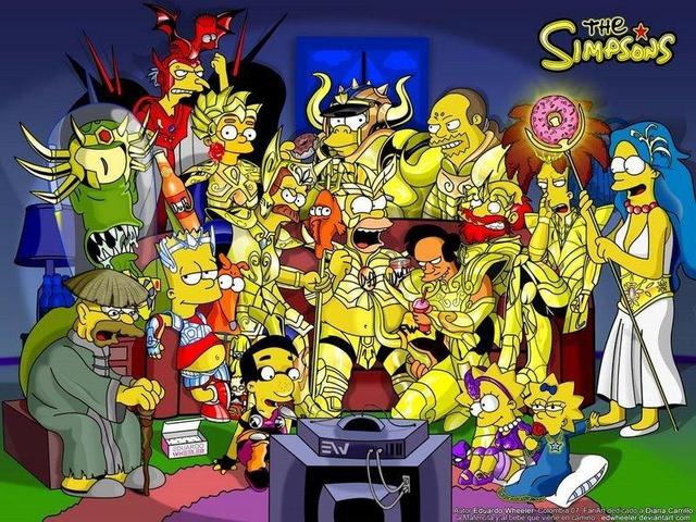 simpsons e hentai wallpapers simpsons cavaleiros zodiaco parcerias