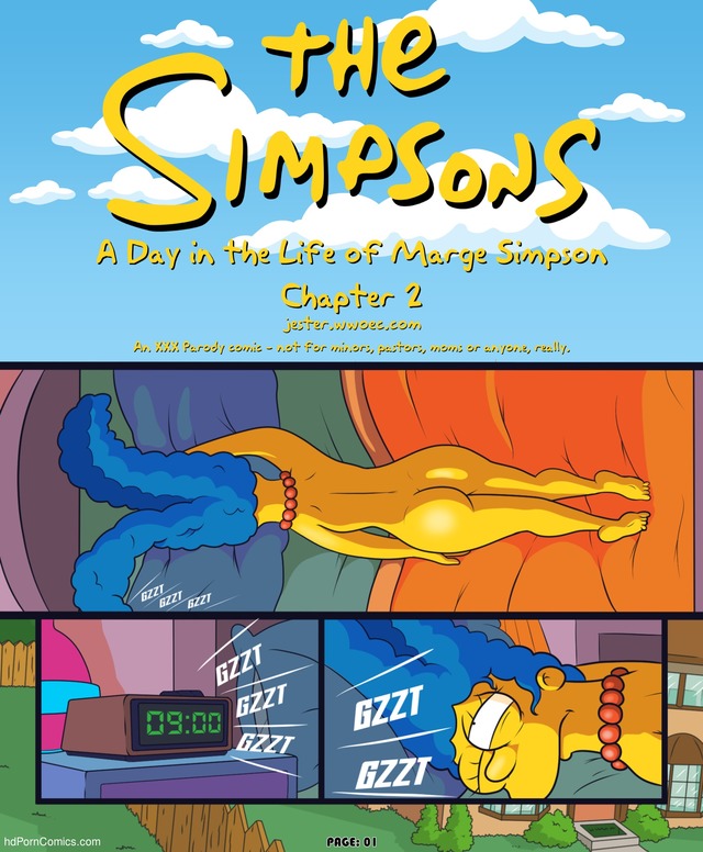 simpsons porn hentai pics day life simpsons marge