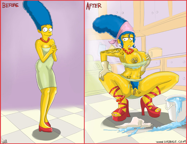 simpsons porn hentai xxx pic simpsons simpson marge shadman