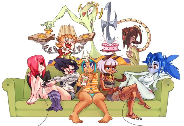 skull girls hentai pre discussion its sleepover psn skullgirls xbla rtil vabr showtime