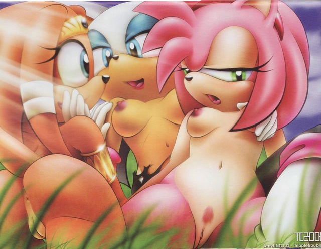 sonic hentai wave series tagme amy sonic team rose knuckles echidna rouge bat tikal
