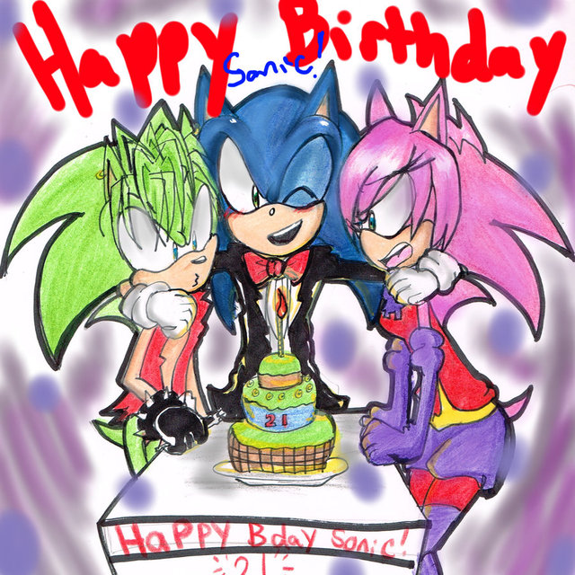 sonic underground hentai art happy sonic hedgehog birthday hip agentskull