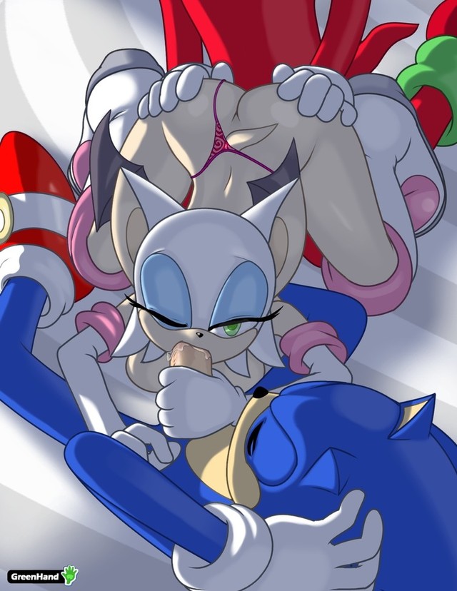 sonic x rouge hentai sonic team hedgehog knuckles echidna rouge bat greenhand