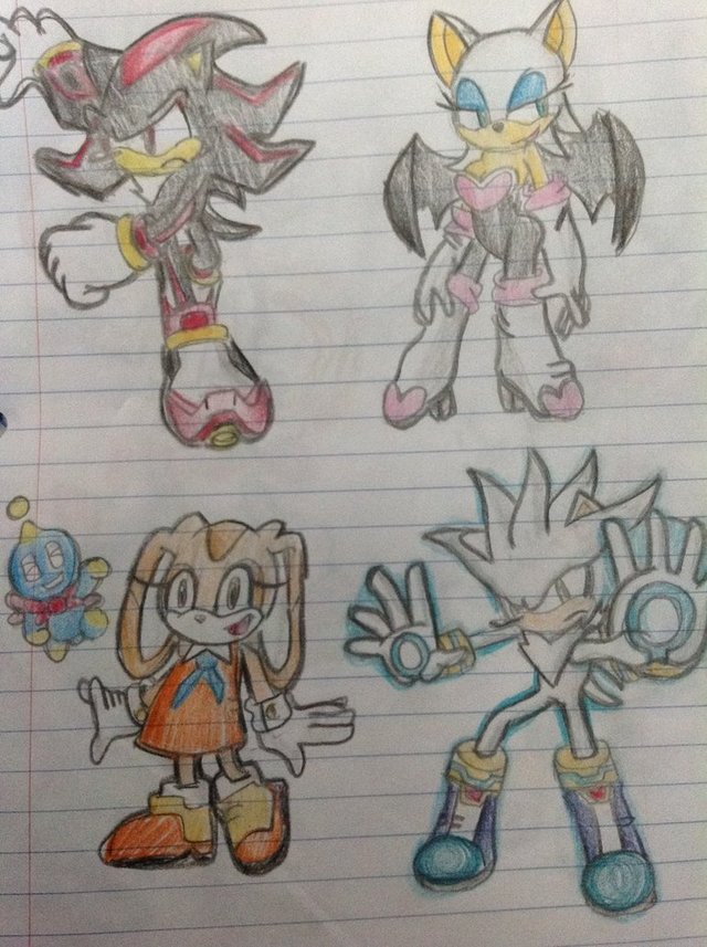 sonic x rouge hentai art pre shadow cream silver rouge cheese coolstar
