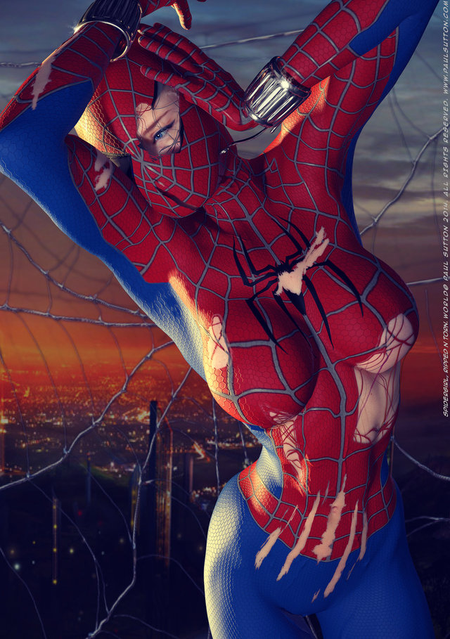 spider girl hentai girl pictures album lusciousnet may spider costume torn parker costum
