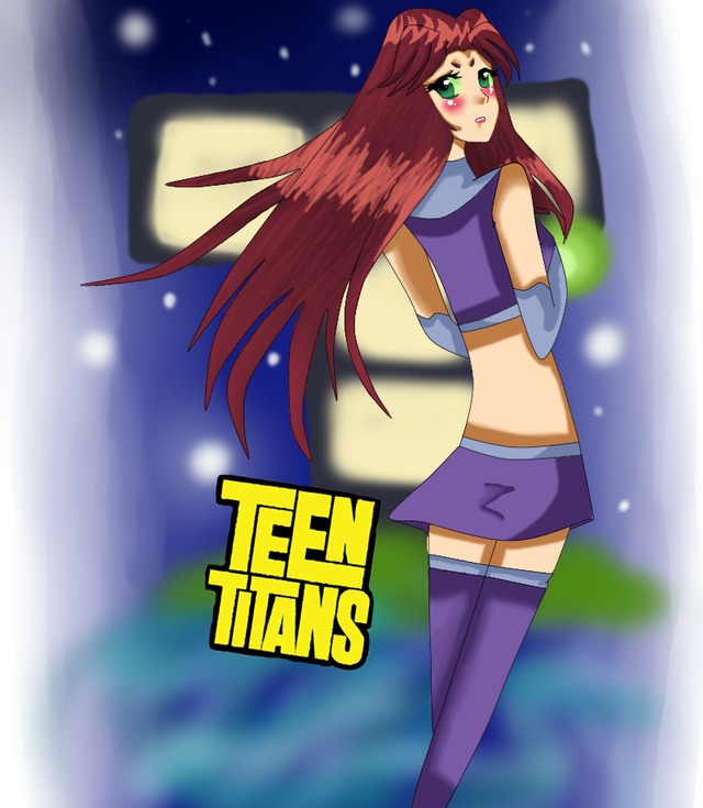 starfire e hentai art from teen titans starfire kattlover
