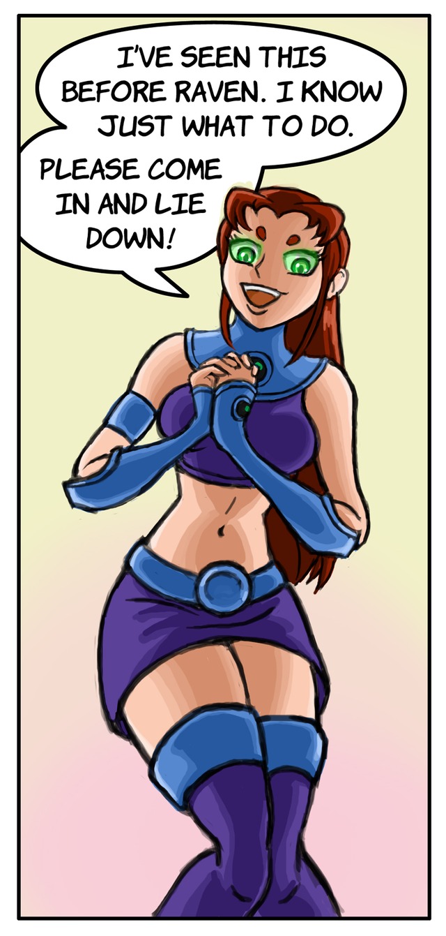 starfire raven hentai preview page art raven starfire donutwish enqdg