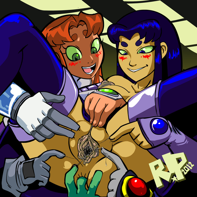 starfire raven hentai teen beast robin titans dcau boy raven cac cyborg starfire blackfire